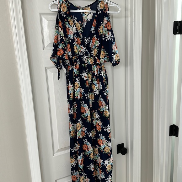 little mistress floral maxi dress Floral Print Midaxi Dress